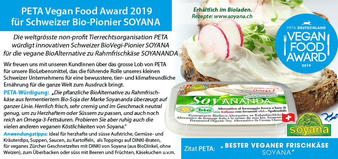 PETA Award Rahmfrischkaese