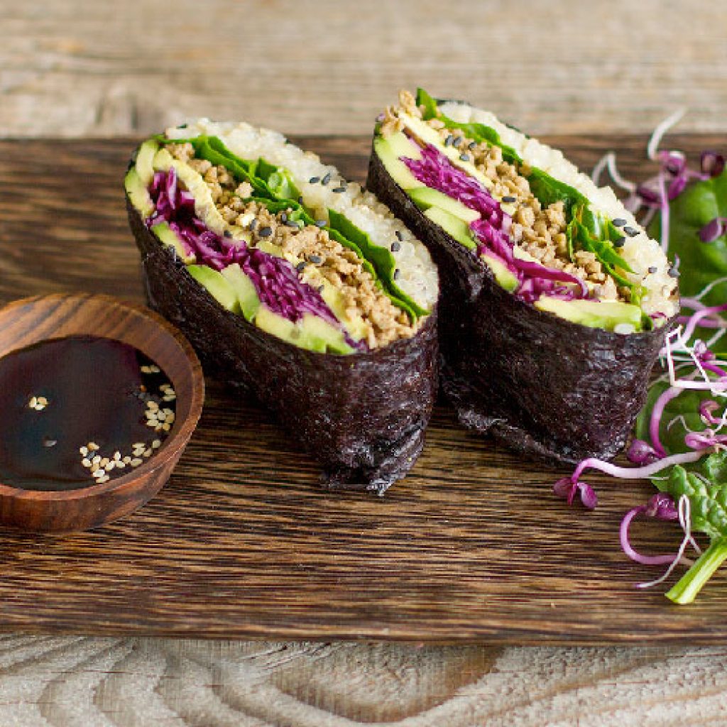 Onigirazu – veganes Sushi-style Sandwich