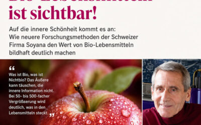 Die Lebenskraft in Bio-Lebensmitteln ist sichtbar!