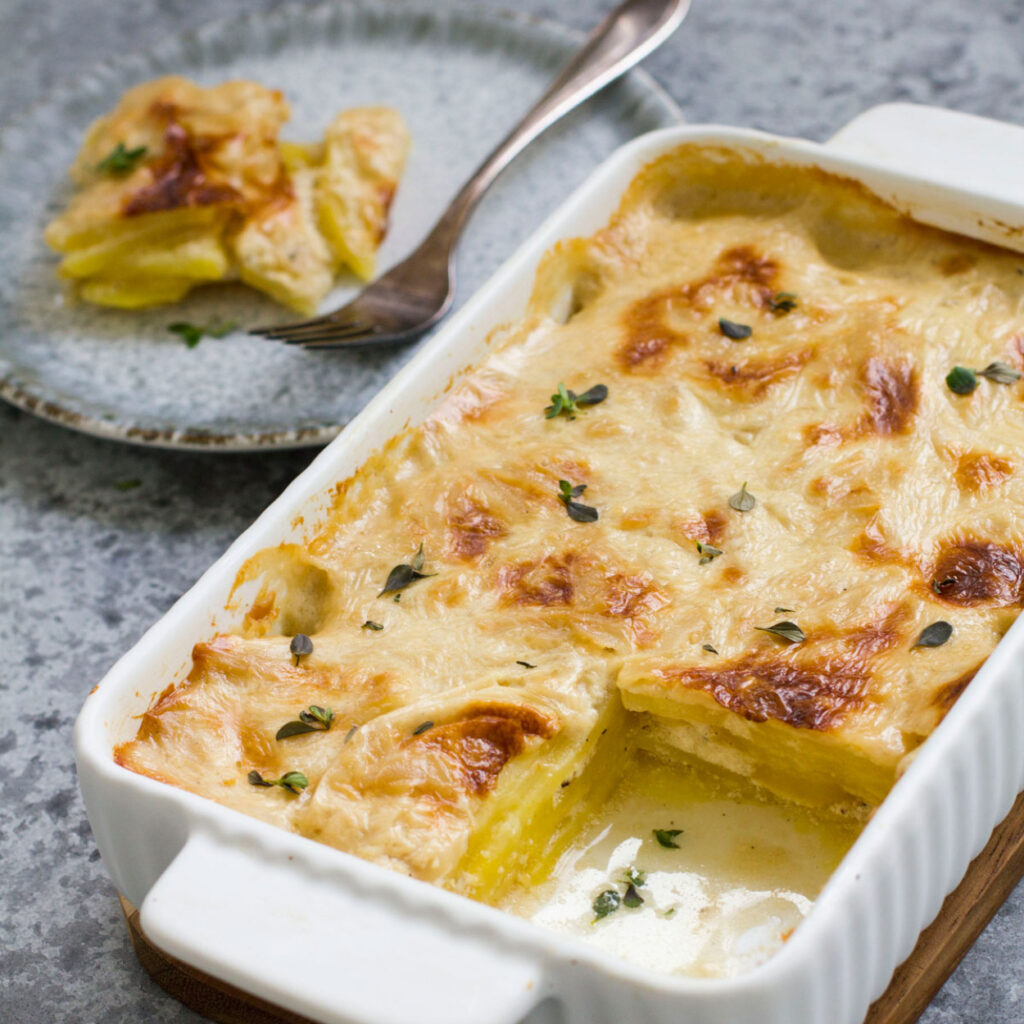 Veganer Kartoffelgratin
